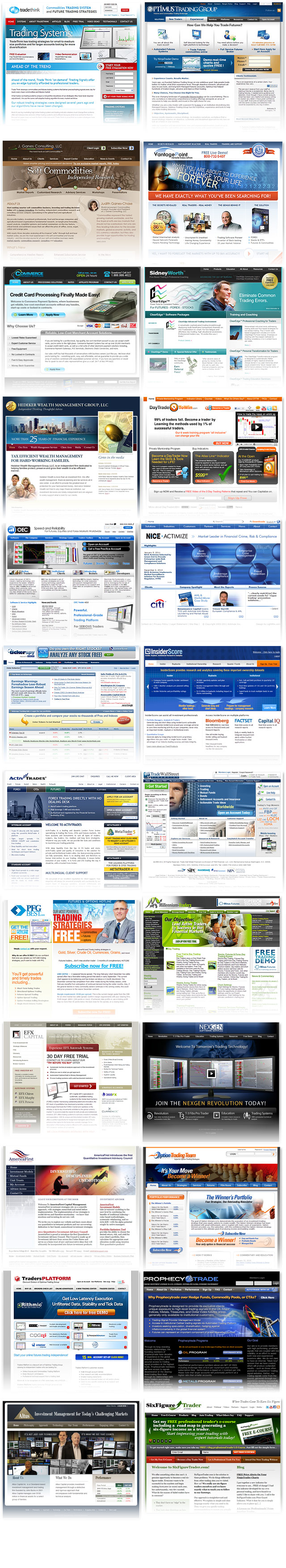 Financial websites