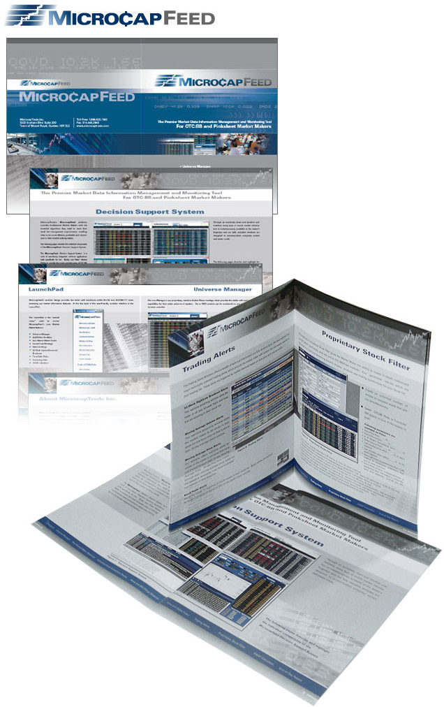 Financial brochure design
