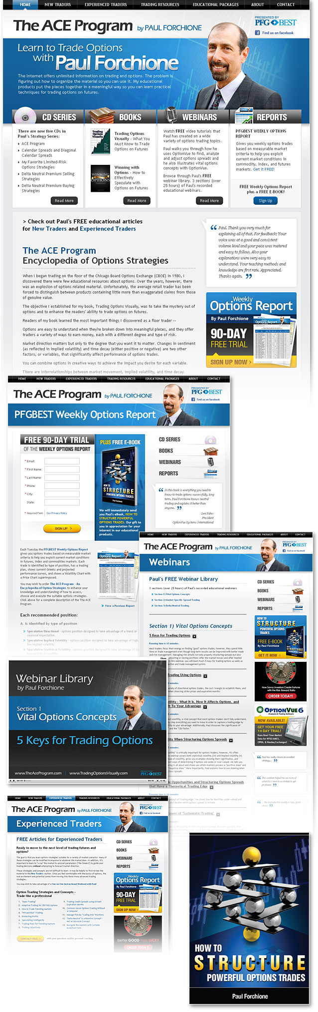Investor website design