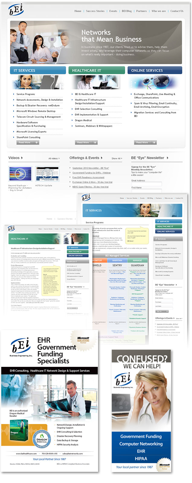 Washington DC technology company website design