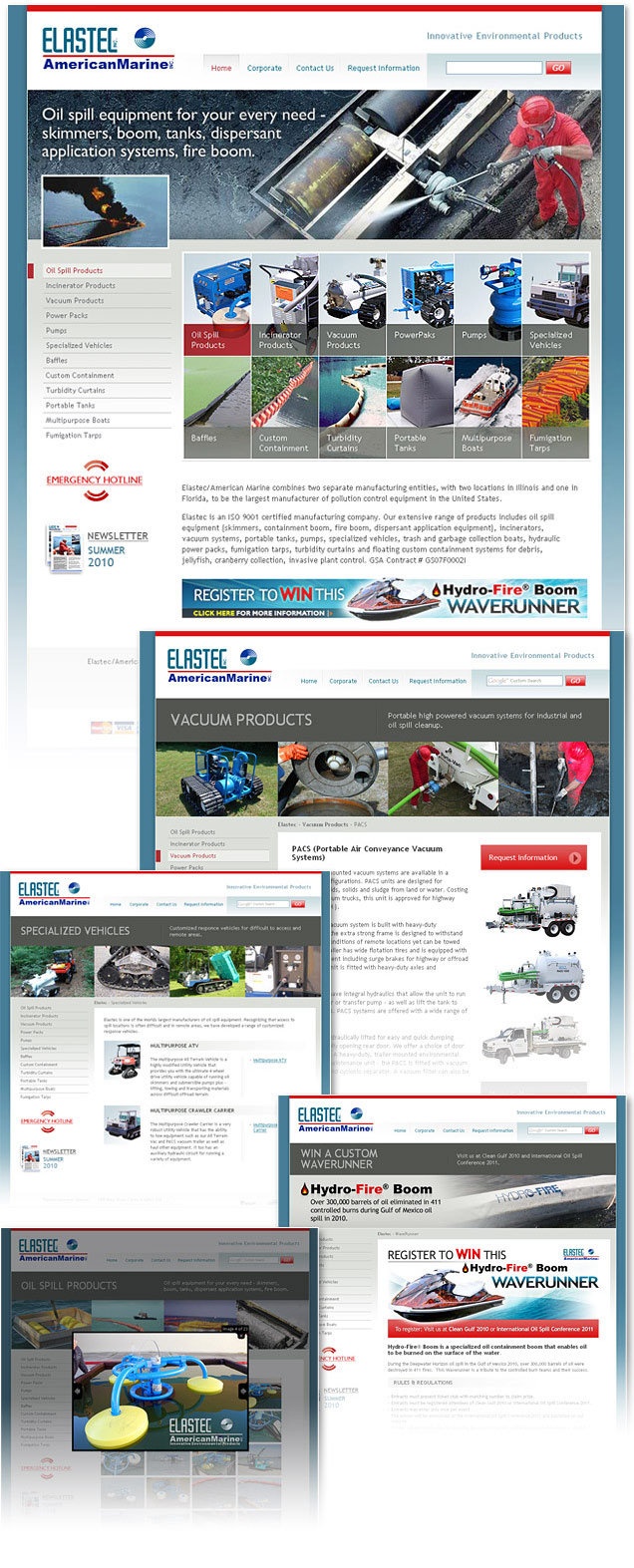 Oil and Gas industry website design