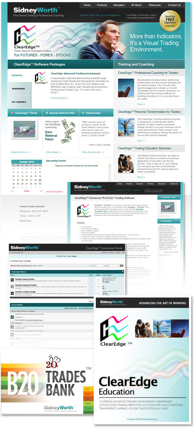 trading strategy software website design