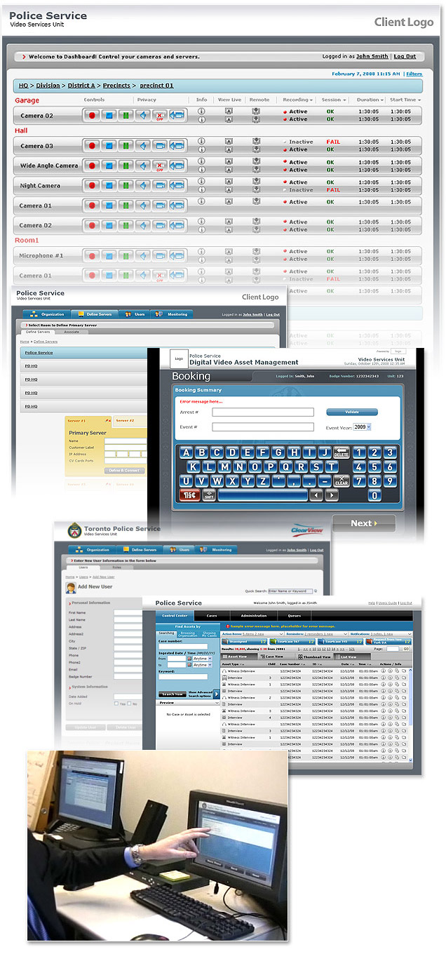 touch screen interface design