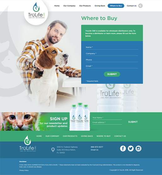 CBD pet products