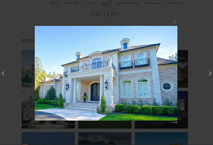 Home builders website design