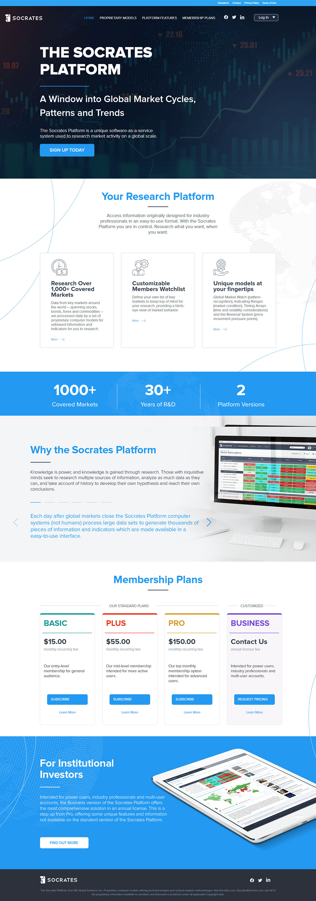 financial platform design