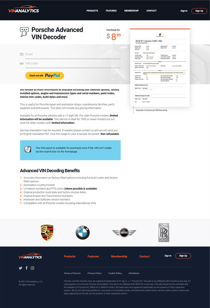 automotive website design