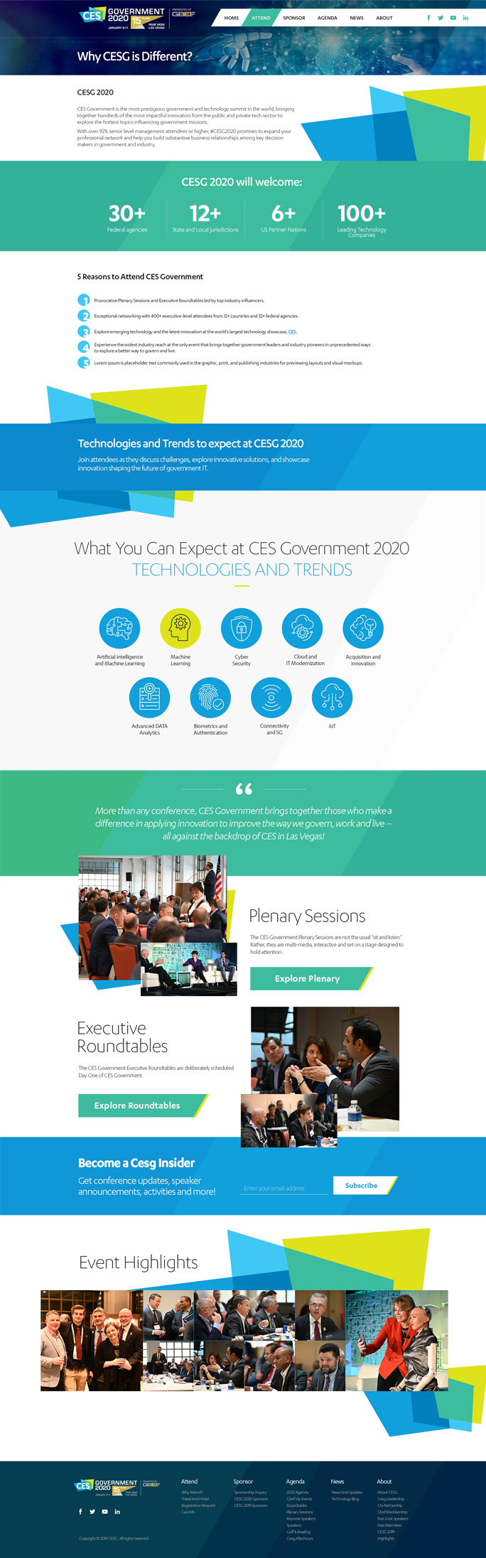 CES Government graphic design