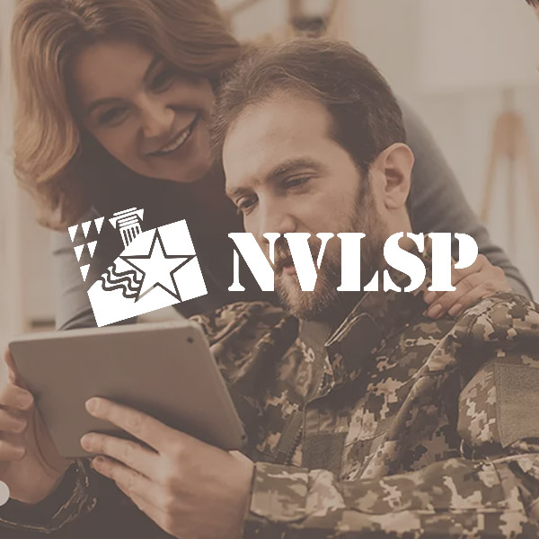 Nonprofit website design for The National Veterans Legal Services Program
